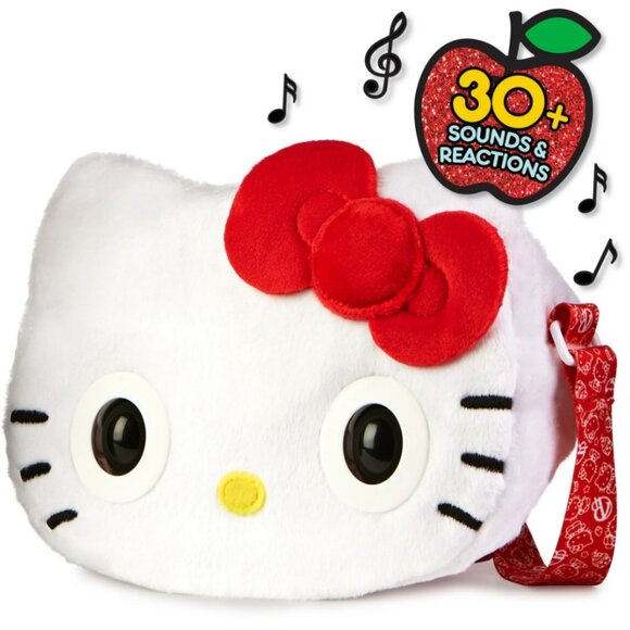 NEW Hello Kitty Sanrio Purse Pets w/ 30 Sounds Blinking Eyes Crossbody Bag Inter - Picture 10 of 16
